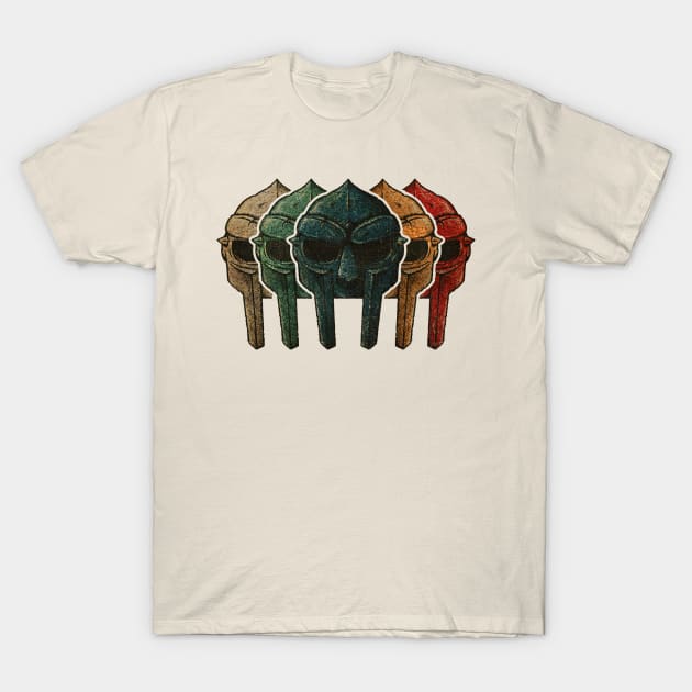 Retro -  MF DOOM MASK T-Shirt by jandamuda99